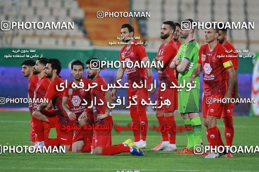 1536867, Tehran, Iran, Iran Football Pro League، Persian Gulf Cup، 2018-19 Season، Second Leg، Week 25، Persepolis ۱ v ۰ Foulad Khouzestan on 2020/07/18 at Azadi Stadium