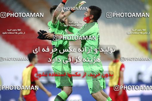 1719242, Tehran, Iran, Iran Football Pro League، Persian Gulf Cup، 2018-19 Season، Second Leg، Week 25، Persepolis ۱ v ۰ Foulad Khouzestan on 2020/07/18 at Azadi Stadium