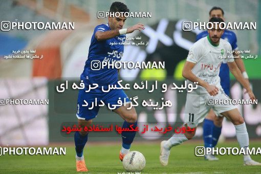 1539858, Tehran, , Iran Pro League، Persian Gulf Cup، 2020-21 season، First Leg، Week 3، Esteghlal ۱ v ۰ Mashin Sazi Tabriz on 2020/11/25 at Azadi Stadium