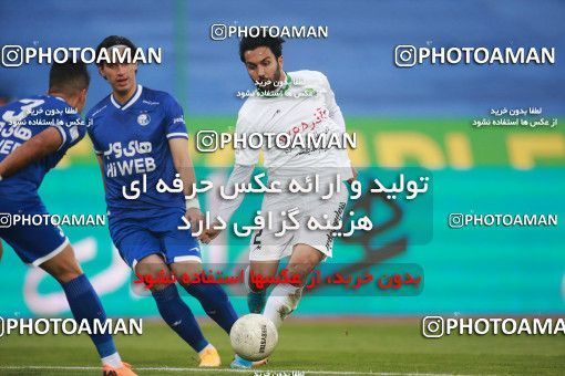 1539732, Tehran, , Iran Pro League، Persian Gulf Cup، 2020-21 season، First Leg، Week 3، Esteghlal ۱ v ۰ Mashin Sazi Tabriz on 2020/11/25 at Azadi Stadium