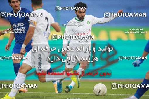 1539822, Tehran, , Iran Pro League، Persian Gulf Cup، 2020-21 season، First Leg، Week 3، Esteghlal ۱ v ۰ Mashin Sazi Tabriz on 2020/11/25 at Azadi Stadium