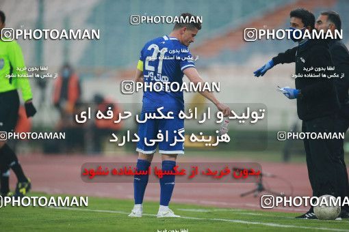 1539872, Tehran, , Iran Pro League، Persian Gulf Cup، 2020-21 season، First Leg، Week 3، Esteghlal ۱ v ۰ Mashin Sazi Tabriz on 2020/11/25 at Azadi Stadium