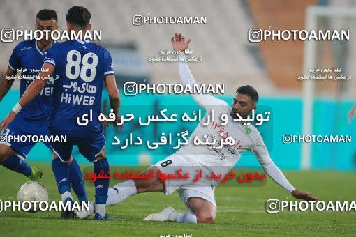 1540029, Tehran, , Iran Pro League، Persian Gulf Cup، 2020-21 season، First Leg، Week 3، Esteghlal ۱ v ۰ Mashin Sazi Tabriz on 2020/11/25 at Azadi Stadium