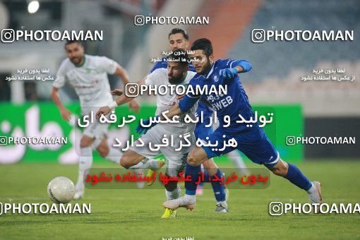 1540084, Tehran, , Iran Pro League، Persian Gulf Cup، 2020-21 season، First Leg، Week 3، Esteghlal ۱ v ۰ Mashin Sazi Tabriz on 2020/11/25 at Azadi Stadium