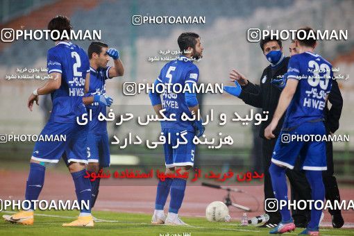 1540012, Tehran, , Iran Pro League، Persian Gulf Cup، 2020-21 season، First Leg، Week 3، Esteghlal ۱ v ۰ Mashin Sazi Tabriz on 2020/11/25 at Azadi Stadium