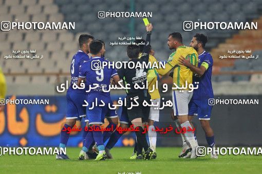 1557166, Tehran, , Iran Pro League، Persian Gulf Cup، 2020-21 season، First Leg، Week 5، Esteghlal ۱ v ۱ Sanat Naft Abadan on 2020/12/07 at Azadi Stadium