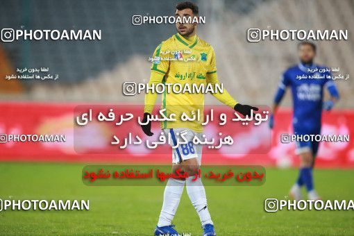 1541132, Tehran, , Iran Pro League، Persian Gulf Cup، 2020-21 season، First Leg، Week 5، Esteghlal ۱ v ۱ Sanat Naft Abadan on 2020/12/07 at Azadi Stadium