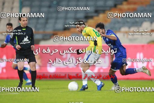 1541142, Tehran, , Iran Pro League، Persian Gulf Cup، 2020-21 season، First Leg، Week 5، Esteghlal ۱ v ۱ Sanat Naft Abadan on 2020/12/07 at Azadi Stadium