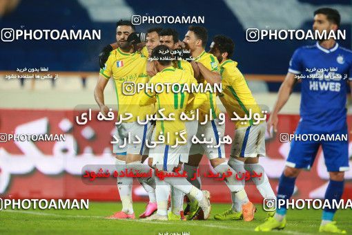 1541126, Tehran, , Iran Pro League، Persian Gulf Cup، 2020-21 season، First Leg، Week 5، Esteghlal ۱ v ۱ Sanat Naft Abadan on 2020/12/07 at Azadi Stadium