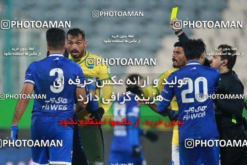 1541165, Tehran, , Iran Pro League، Persian Gulf Cup، 2020-21 season، First Leg، Week 5، Esteghlal ۱ v ۱ Sanat Naft Abadan on 2020/12/07 at Azadi Stadium