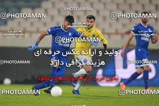 1541201, Tehran, , Iran Pro League، Persian Gulf Cup، 2020-21 season، First Leg، Week 5، Esteghlal ۱ v ۱ Sanat Naft Abadan on 2020/12/07 at Azadi Stadium