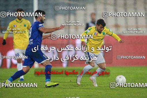 1541171, Tehran, , Iran Pro League، Persian Gulf Cup، 2020-21 season، First Leg، Week 5، Esteghlal ۱ v ۱ Sanat Naft Abadan on 2020/12/07 at Azadi Stadium