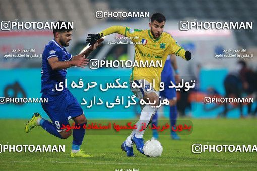 1541161, Tehran, , Iran Pro League، Persian Gulf Cup، 2020-21 season، First Leg، Week 5، Esteghlal ۱ v ۱ Sanat Naft Abadan on 2020/12/07 at Azadi Stadium