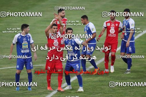 1542504, Tehran, Iran, Iranian Hazfi Cup, Semi-Finals, Khorramshahr Cup, Persepolis 2 (۱) v (4) 2 Esteghlal on 2020/08/26 at Azadi Stadium