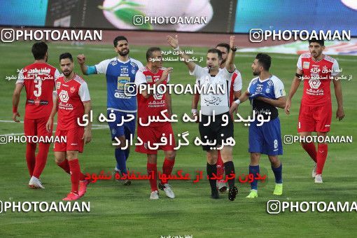 1542454, Tehran, Iran, Iranian Hazfi Cup, Semi-Finals, Khorramshahr Cup, Persepolis 2 (۱) v (4) 2 Esteghlal on 2020/08/26 at Azadi Stadium