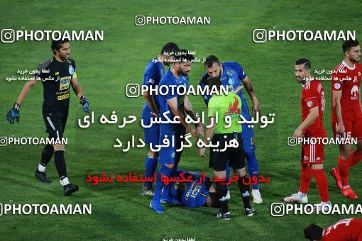 1545403, Tehran, , Iran Football Pro League، Persian Gulf Cup، 2018-19 Season، Second Leg، Week 24، Esteghlal ۰ v ۰ Tractor S.C. on 2020/07/11 at Azadi Stadium