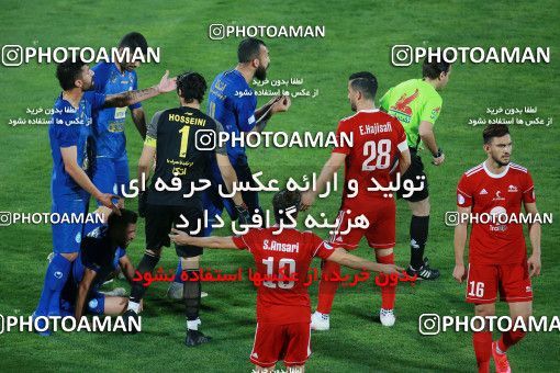 1545346, Tehran, , Iran Football Pro League، Persian Gulf Cup، 2018-19 Season، Second Leg، Week 24، Esteghlal ۰ v ۰ Tractor S.C. on 2020/07/11 at Azadi Stadium