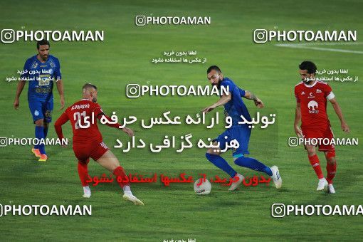 1545496, Tehran, , Iran Football Pro League، Persian Gulf Cup، 2018-19 Season، Second Leg، Week 24، Esteghlal ۰ v ۰ Tractor S.C. on 2020/07/11 at Azadi Stadium