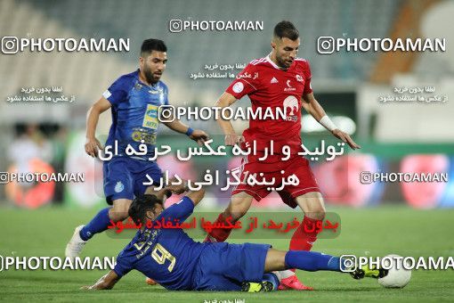 1723073, Tehran, , Iran Football Pro League، Persian Gulf Cup، 2018-19 Season، Second Leg، Week 24، Esteghlal ۰ v ۰ Tractor S.C. on 2020/07/11 at Azadi Stadium