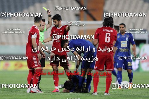 1545028, Tehran, , Iran Football Pro League، Persian Gulf Cup، 2018-19 Season، Second Leg، Week 24، Esteghlal ۰ v ۰ Tractor S.C. on 2020/07/11 at Azadi Stadium