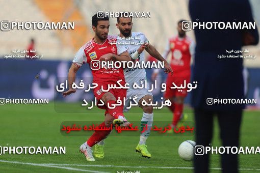 1553106, Tehran, Iran, Iran Pro League، Persian Gulf Cup، 2020-21 season، First Leg، Week 6، Persepolis ۱ v ۱ Zob Ahan Esfahan on 2020/12/31 at Azadi Stadium