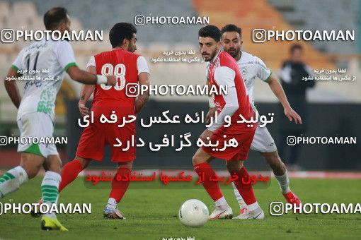 1548136, Tehran, Iran, Iran Pro League، Persian Gulf Cup، 2020-21 season، First Leg، Week 6، Persepolis ۱ v ۱ Zob Ahan Esfahan on 2020/12/31 at Azadi Stadium