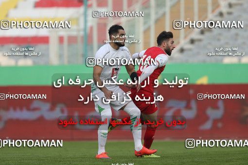 1708572, Tehran, Iran, Iran Pro League، Persian Gulf Cup، 2020-21 season، First Leg، Week 6، Persepolis ۱ v ۱ Zob Ahan Esfahan on 2020/12/31 at Azadi Stadium