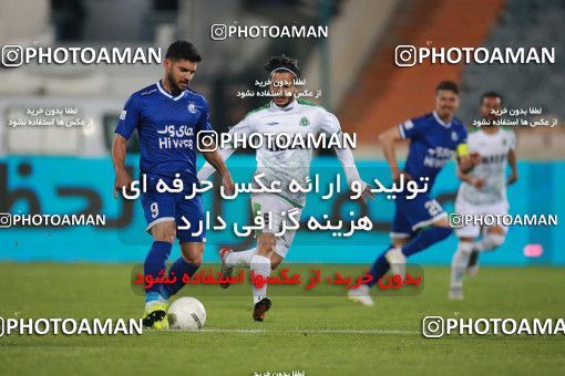 1549589, Tehran, , Iran Pro League، Persian Gulf Cup، 2020-21 season، First Leg، Week 10، Esteghlal 2 v ۰ Aluminium Arak on 2021/01/04 at Azadi Stadium