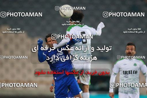 1549489, Tehran, , Iran Pro League، Persian Gulf Cup، 2020-21 season، First Leg، Week 10، Esteghlal 2 v ۰ Aluminium Arak on 2021/01/04 at Azadi Stadium