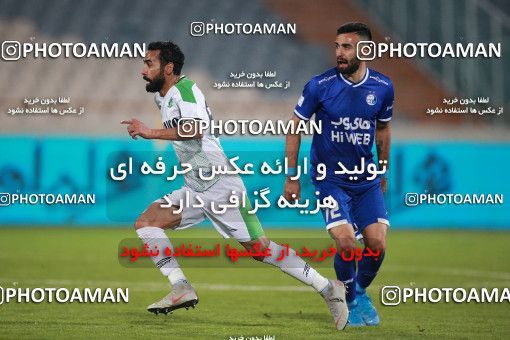 1549663, Tehran, , Iran Pro League، Persian Gulf Cup، 2020-21 season، First Leg، Week 10، Esteghlal 2 v ۰ Aluminium Arak on 2021/01/04 at Azadi Stadium