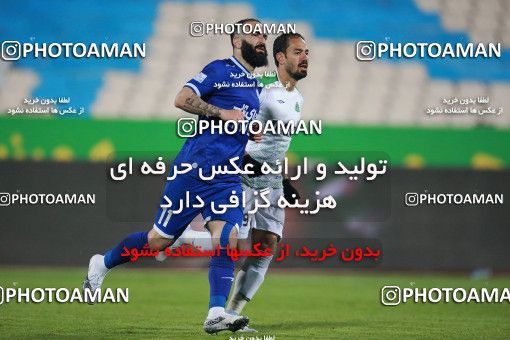 1549619, Tehran, , Iran Pro League، Persian Gulf Cup، 2020-21 season، First Leg، Week 10، Esteghlal 2 v ۰ Aluminium Arak on 2021/01/04 at Azadi Stadium