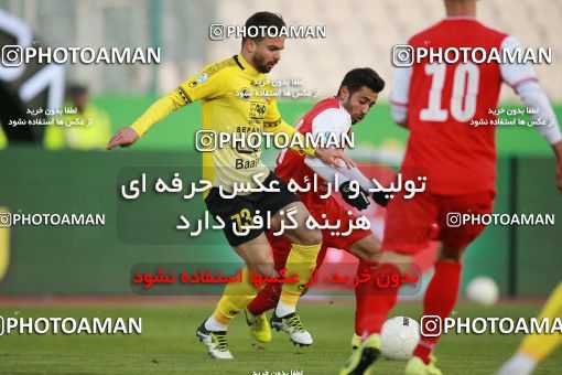 1550856, Tehran, Iran, Iran Pro League، Persian Gulf Cup، 2020-21 season، First Leg، Week 7، Persepolis ۰ v ۰ Sepahan on 2021/01/05 at Azadi Stadium