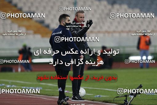 1708717, Tehran, Iran, Iran Pro League، Persian Gulf Cup، 2020-21 season، First Leg، Week 7، Persepolis ۰ v ۰ Sepahan on 2021/01/05 at Azadi Stadium