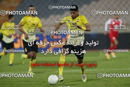 1708734, Tehran, Iran, لیگ برتر فوتبال ایران، Persian Gulf Cup، Week 7، First Leg، Persepolis 0 v 0 Sepahan on 2021/01/05 at Azadi Stadium