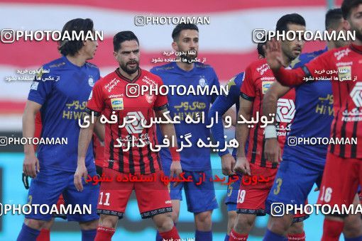 1553981, Tehran, Iran, لیگ برتر فوتبال ایران، Persian Gulf Cup، Week 8، First Leg، Esteghlal 2 v 2 Persepolis on 2021/01/11 at Azadi Stadium