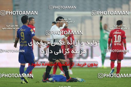 1554310, Tehran, Iran, لیگ برتر فوتبال ایران، Persian Gulf Cup، Week 8، First Leg، Esteghlal 2 v 2 Persepolis on 2021/01/11 at Azadi Stadium