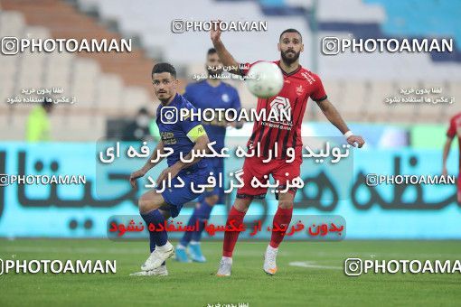 1554192, Tehran, Iran, لیگ برتر فوتبال ایران، Persian Gulf Cup، Week 8، First Leg، Esteghlal 2 v 2 Persepolis on 2021/01/11 at Azadi Stadium