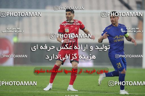 1554222, Tehran, Iran, لیگ برتر فوتبال ایران، Persian Gulf Cup، Week 8، First Leg، Esteghlal 2 v 2 Persepolis on 2021/01/11 at Azadi Stadium