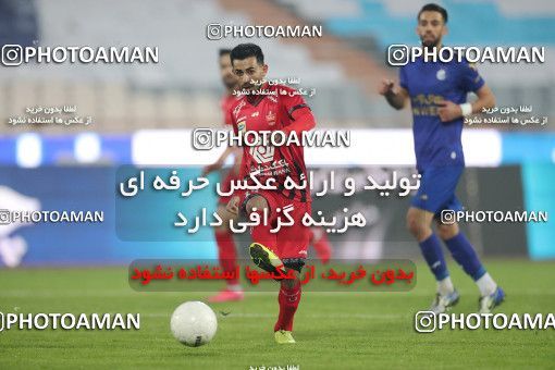 1554365, Tehran, Iran, لیگ برتر فوتبال ایران، Persian Gulf Cup، Week 8، First Leg، Esteghlal 2 v 2 Persepolis on 2021/01/11 at Azadi Stadium