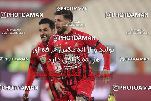 1554484, Tehran, Iran, لیگ برتر فوتبال ایران، Persian Gulf Cup، Week 8، First Leg، Esteghlal 2 v 2 Persepolis on 2021/01/11 at Azadi Stadium