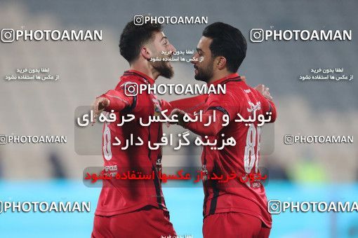 1554430, Tehran, Iran, Iran Pro League، Persian Gulf Cup، 2020-21 season، First Leg، Week 8، Esteghlal 2 v 2 Persepolis on 2021/01/11 at Azadi Stadium