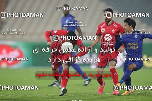 1554530, Tehran, Iran, Iran Pro League، Persian Gulf Cup، 2020-21 season، First Leg، Week 8، Esteghlal 2 v 2 Persepolis on 2021/01/11 at Azadi Stadium