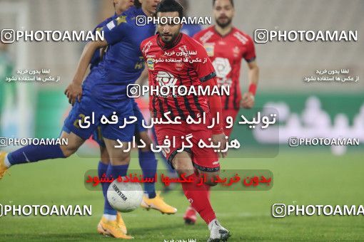 1554422, Tehran, Iran, لیگ برتر فوتبال ایران، Persian Gulf Cup، Week 8، First Leg، Esteghlal 2 v 2 Persepolis on 2021/01/11 at Azadi Stadium