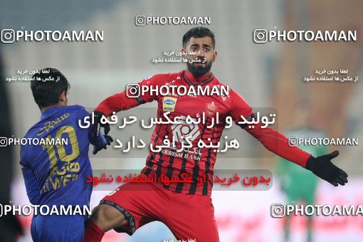 1554590, Tehran, Iran, لیگ برتر فوتبال ایران، Persian Gulf Cup، Week 8، First Leg، Esteghlal 2 v 2 Persepolis on 2021/01/11 at Azadi Stadium