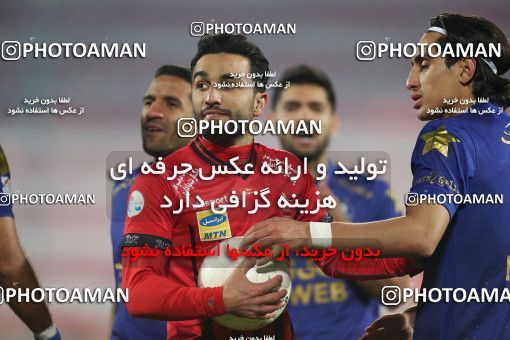 1554413, Tehran, Iran, Iran Pro League، Persian Gulf Cup، 2020-21 season، First Leg، Week 8، Esteghlal 2 v 2 Persepolis on 2021/01/11 at Azadi Stadium