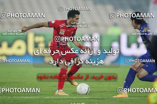 1554415, Tehran, Iran, لیگ برتر فوتبال ایران، Persian Gulf Cup، Week 8، First Leg، Esteghlal 2 v 2 Persepolis on 2021/01/11 at Azadi Stadium