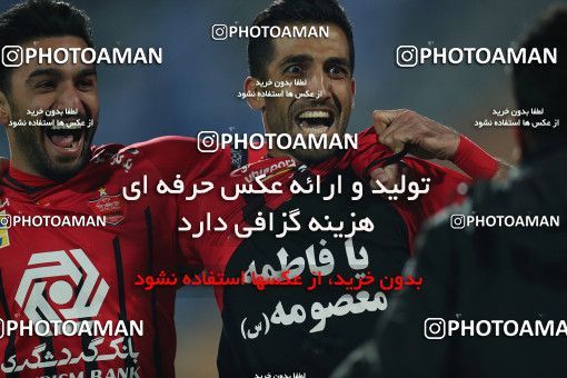 1554440, Tehran, Iran, Iran Pro League، Persian Gulf Cup، 2020-21 season، First Leg، Week 8، Esteghlal 2 v 2 Persepolis on 2021/01/11 at Azadi Stadium