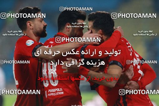 1554443, Tehran, Iran, لیگ برتر فوتبال ایران، Persian Gulf Cup، Week 8، First Leg، Esteghlal 2 v 2 Persepolis on 2021/01/11 at Azadi Stadium