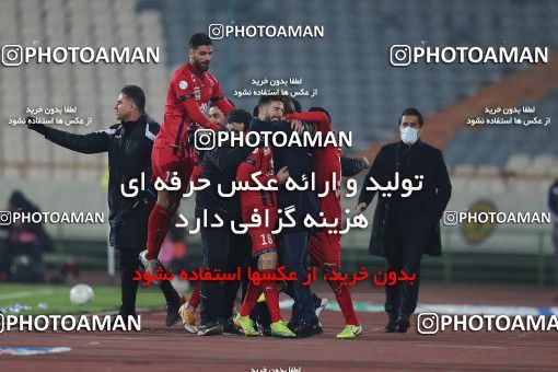 1553724, Tehran, Iran, لیگ برتر فوتبال ایران، Persian Gulf Cup، Week 8، First Leg، Esteghlal 2 v 2 Persepolis on 2021/01/11 at Azadi Stadium