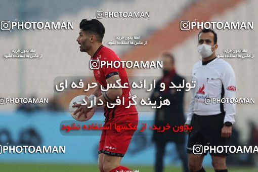 1553789, Tehran, Iran, لیگ برتر فوتبال ایران، Persian Gulf Cup، Week 8، First Leg، Esteghlal 2 v 2 Persepolis on 2021/01/11 at Azadi Stadium